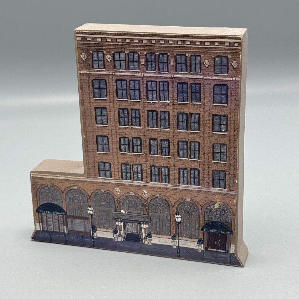 1992 Ron Edelheiser Hotel Bethlehem Landmark Shelf Sitter Ltd Ed 31/240 Wood